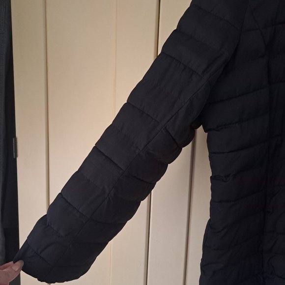 J Jill Women's Black Quilted Puffer Coat Size XL - Picture 5 of 11